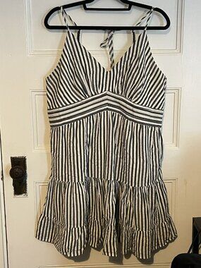 american eagle black and white striped dress Outfitters | Dresses | American Eagle Outfitters Ivory Mini ASOS EDITION satin floral Edit:NIGHTCLUB Soft lightweight woven cotton/Sweetheart Color:Mint Green